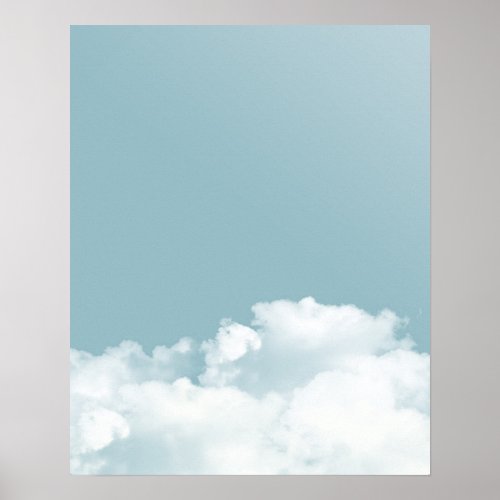 Himmel Wolken Poster