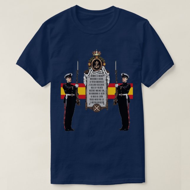 HIMNO INFANTERÍA DE MARINA  T-Shirt (Design Front)