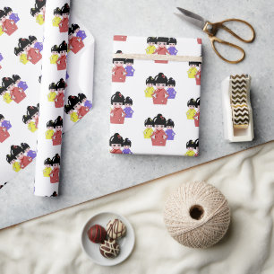 Hinamatsuri, Girls Day Japanese Doll Wrapping Paper
