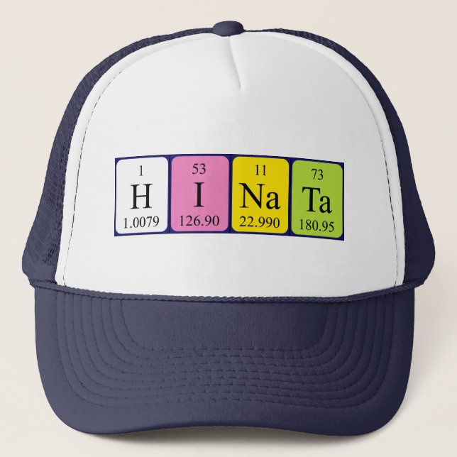 Hinata periodic table name hat (Front)