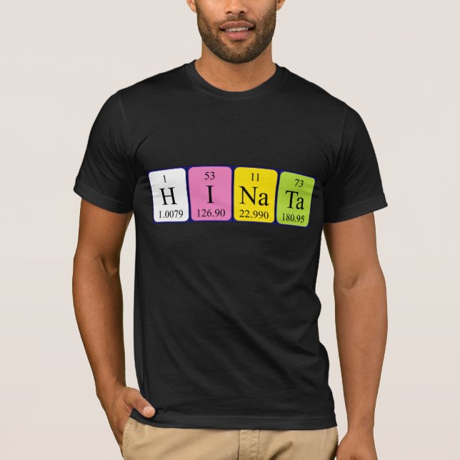 Hinata periodic table name shirt (Front)