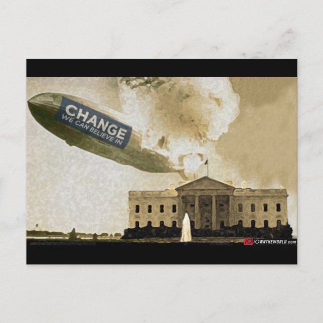 Hindenburg CHANGE Postcard (Front)