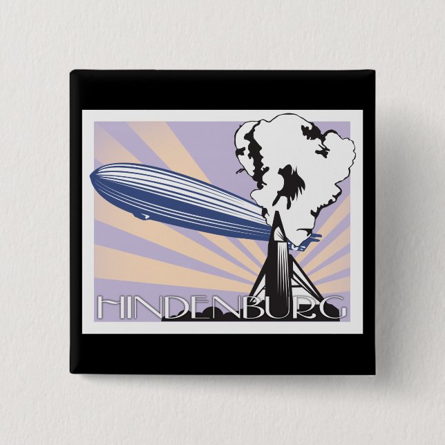 hindenburg pinback button (Front)