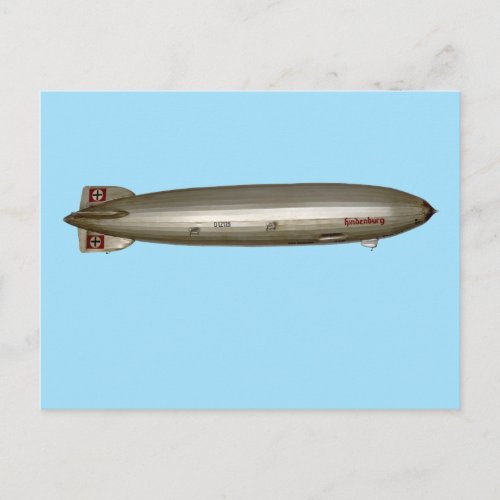 Hindenburg Postcard