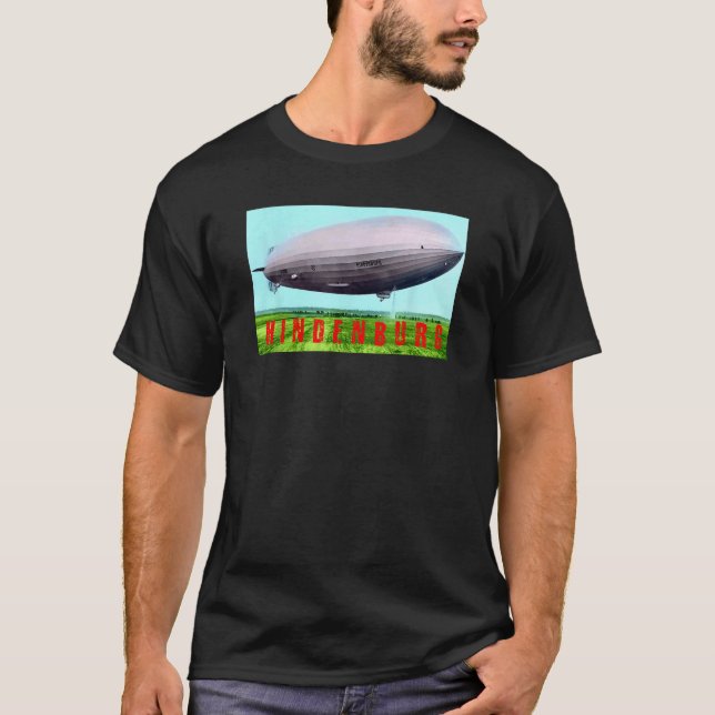 Hindenburg Vintage Airship Zeppelin Tee (Front)