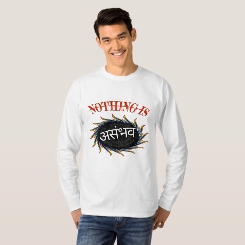 Hindi Funny quotes and slogan t_shirt 