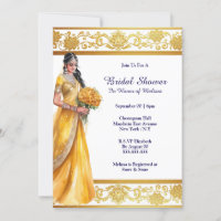 Hindi Mehndi Indian bride yellow gold bridal 