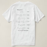 Hindley-Milner Type Inference T-Shirt<br><div class="desc">What part of (Hindley-Milner Type Inference) do you not understand?</div>