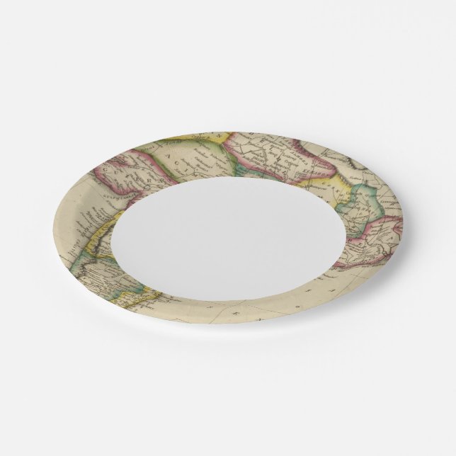 Hindoostan 3 paper plates (Angled)