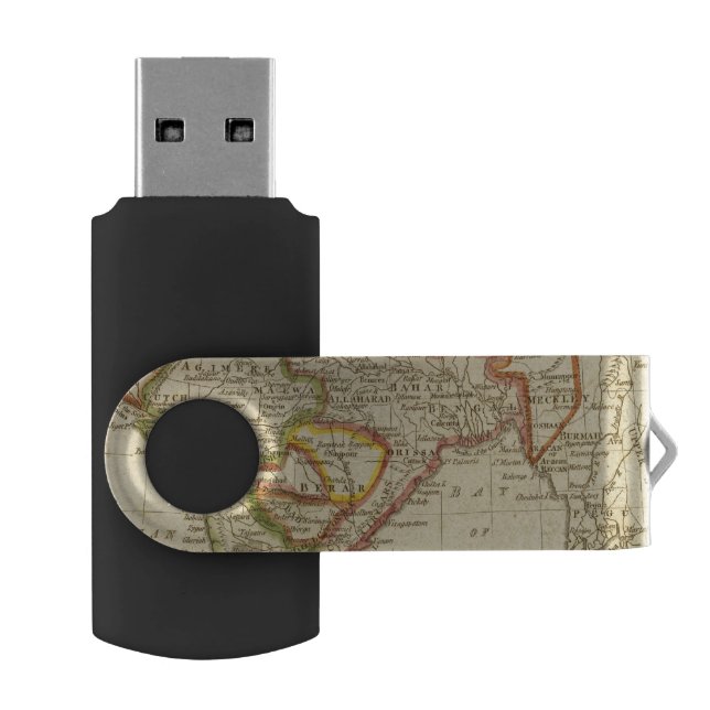 Hindoostan or India USB Flash Drive (Opened)