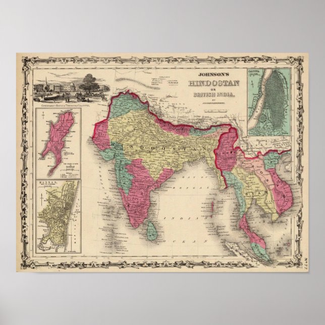 Hindostan Or British India 2 Poster (Front)