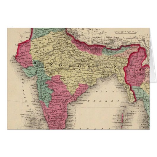 Hindostan Or British India Cards (Front Horizontal)