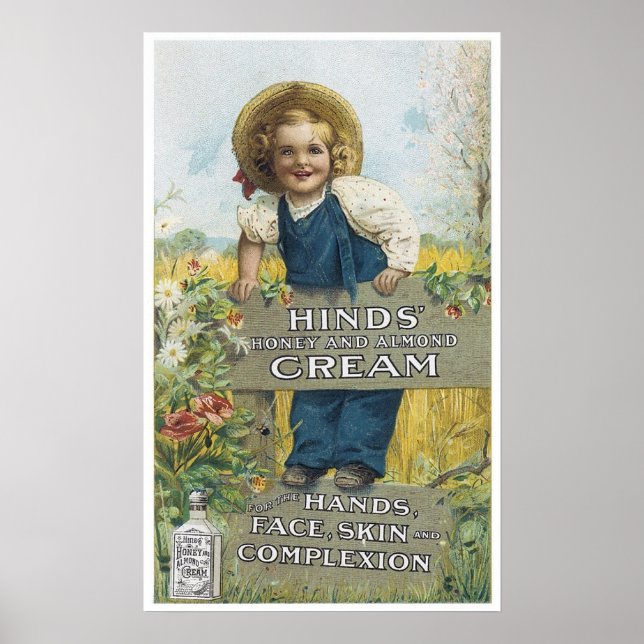 Hinds Honey and Almond Cream Poster (Front)