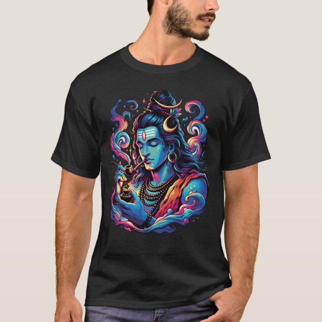 Hindu Art, Divine Design, Spiritual Connection  T-Shirt (Front)