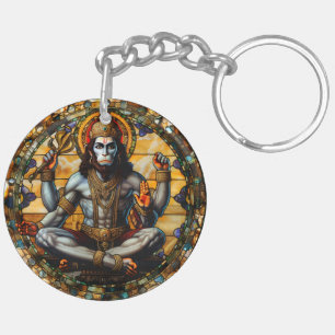 Hindu Deity Protection Hanuman, Spiritual Energy Keychain