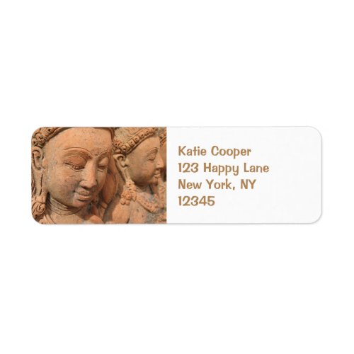 Hindu Deity Stone Sculpture Label