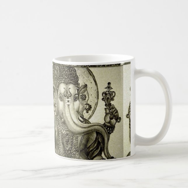HINDU ELEPHANT GOD COFFEE MUG (Right)