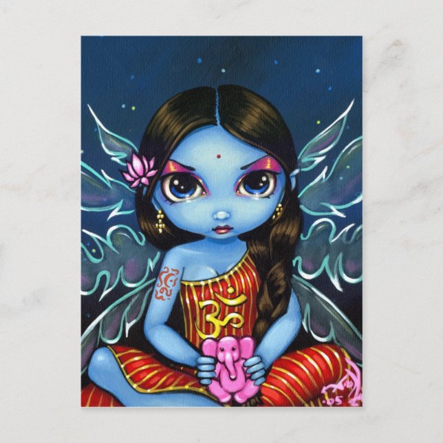 "Hindu Fairy" Postcard (Front)