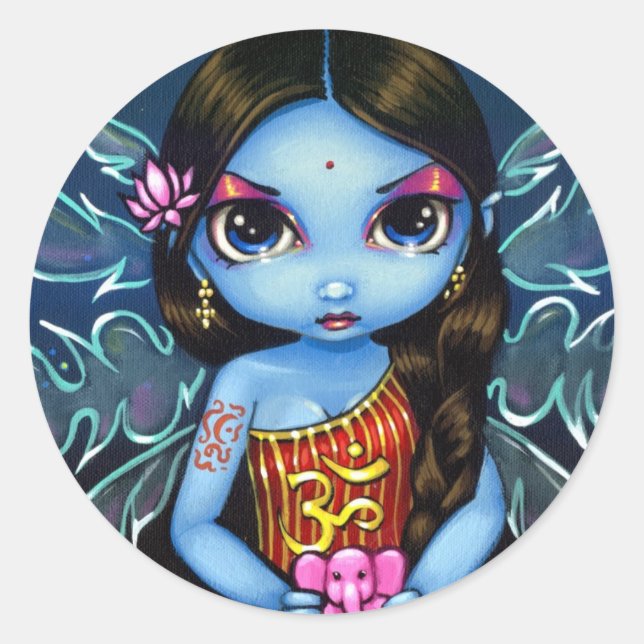 "Hindu Fairy" Sticker (Front)