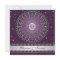 Hindu Ganesh Purple, Silver Scrolls Wedding Invite