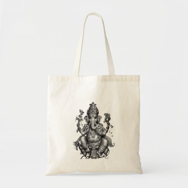 Hindu Ganesh Tote Bag (Front)