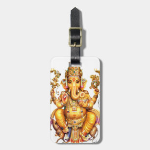 HINDU GOD GANESH LUGGAGE TAG