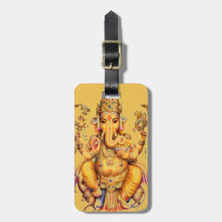 HINDU GOD GANESH LUGGAGE TAG