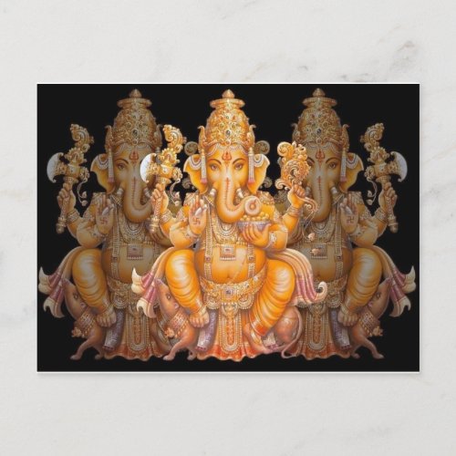 Hindu God Ganesh Postcard