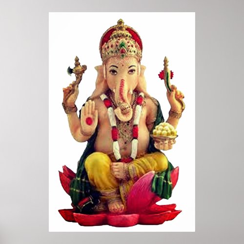 Hindu God Ganesh  Poster