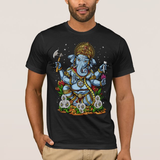 Hindu God Ganesha T-Shirt (Front)