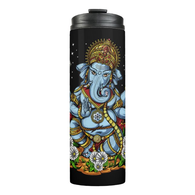 Hindu God Ganesha Thermal Tumbler (Front)