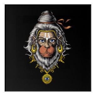 Hindu God Hanuman Acrylic Print