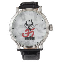 Hindu God Shiva Om Namah Shivay with Trident OM