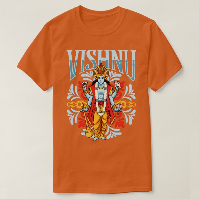 Hindu God Vishnu 1 T-Shirt (Design Front)