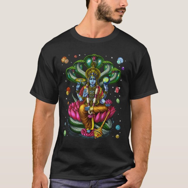 Hindu God Vishnu T-Shirt (Front)