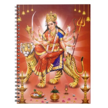 Hindu Goddess Durga Notebook by TO_photogirl at Zazzle
