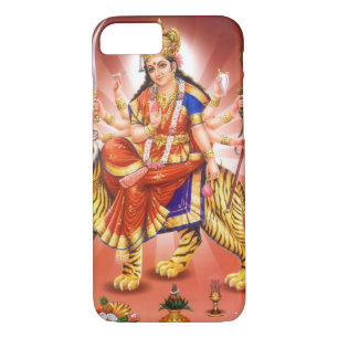 Hindu Goddess Durga Tiger iPhone 8/7 Case