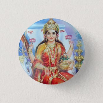 Hindu Goddess Lakshmi Devi Pinback Button by TO_photogirl at Zazzle