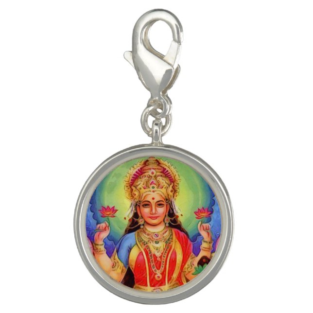 Hindu Goddess Lakshmi Maa Charm (Front)