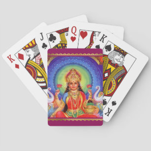 Hindu Goddess Lakshmi Maa Poker Cards