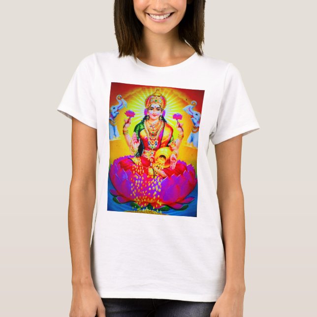 Hindu Goddess Lakshmi T-Shirt (Front)