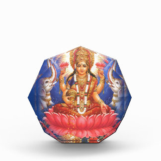 Hindu Goddess Laxmi Devi Mata Acrylic Award