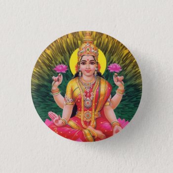 Hindu Goddess Saraswati Button by TO_photogirl at Zazzle