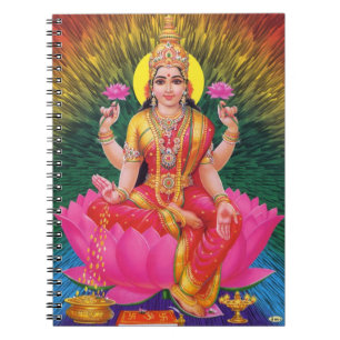 Hindu Goddess Saraswati Notebook