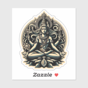 Hindu Goddess Shiva Sticker