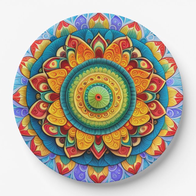 Hindu Holiday Collection Paper Plates (Front)