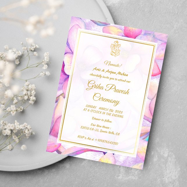 Hindu House Warming Griha Pravesh Invitation (Creator Uploaded)