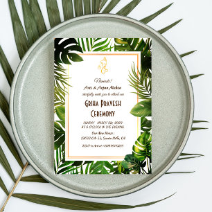 Hindu House Warming Griha Pravesh Invitation