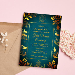 Hindu House Warming Griha Pravesh Invitation