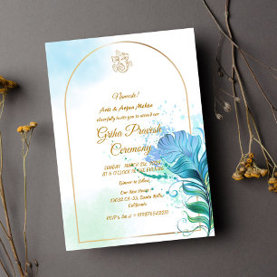 Hindu House Warming Griha Pravesh Invitation